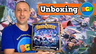 L'Ascesa della Luna del Terrore | Unboxing e recensione materiale | Espansione del gioco HeroQuest