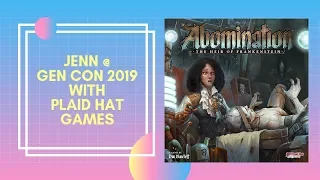 Jenn @ Gen Con 2019 With Plaid Hat Games