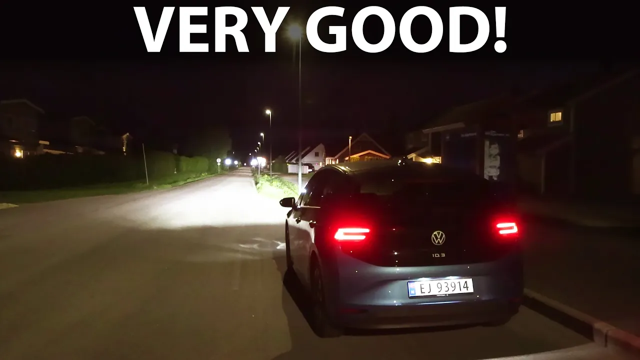 ID3 Pure standard LED headlights test
