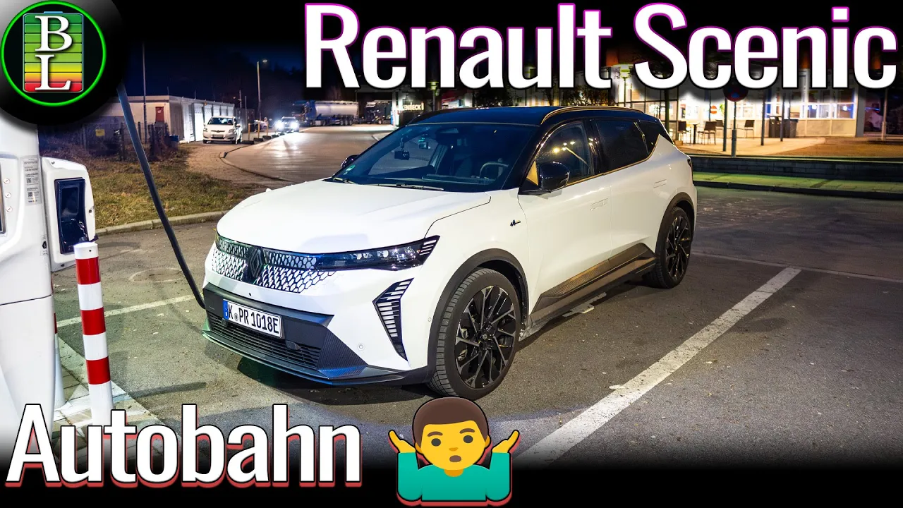 Renault Scenic e-Tech (87kWh) - 130 km/h (81mph) range test