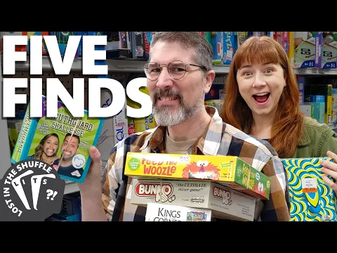 Top 5 Board Games from our BONKERS thrift store haul! - Lost In The Shuffle