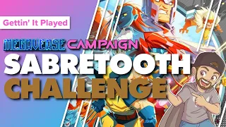 Marvel United Megaverse Campaign vs. Sabretooth Challenge | Game #38 X-Men