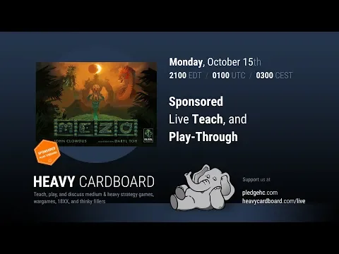 A 4-Player Game of Mezo with Travis Chance and the Heavy Cardboard Team