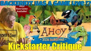It's a WHALE of an Expansion - Ahoy: New Horizons! - Kickstarter Critique Review