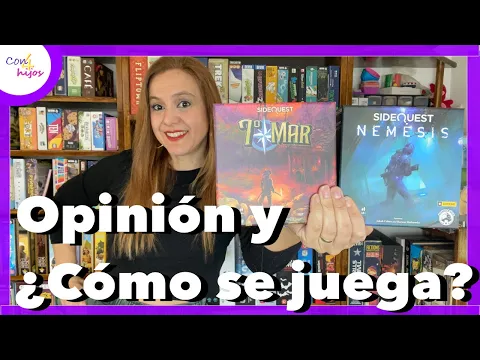 SIDEQUEST NEMESIS Y SIDEQUEST 7º MAR (TCG Factory) Opinión y ¿Cómo se juegan? SIN SPOILERS