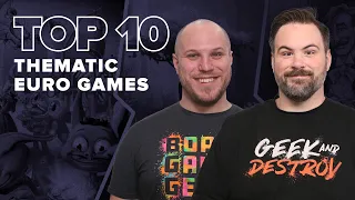 Top 10 Thematic Euro Games