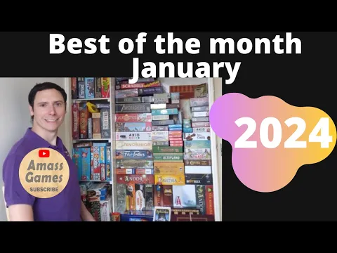 Best of the month January 2024 AmassGames board game tabletop cute euro classic worker placement