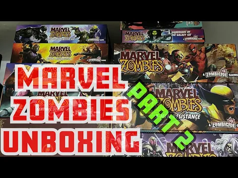Unboxing - Marvel Zombies - PART 2 [HUNGRY PLEDGE][KICKSTARTER]