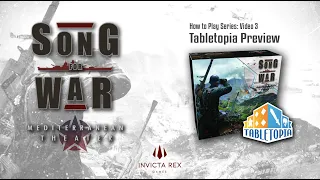 Song for War Mediterranean Theater - How to Play Series - 3 Tabletopia Preview
