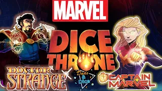 Marvel Dice Throne | Doctor Strange vs Captain Marvel | Playthrough #marveldicethrone #dicethrone