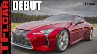 2017 Lexus LC 500: Surprise...A New & Very Sexy 10-Speed Coupe from Lexus?