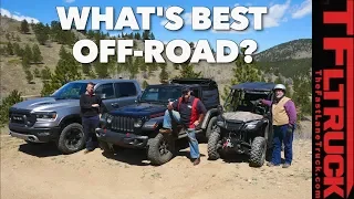 What's The Best Offroader? Pickup Truck vs Jeep vs Side-by-Side vs Cliffhanger 2.0!
