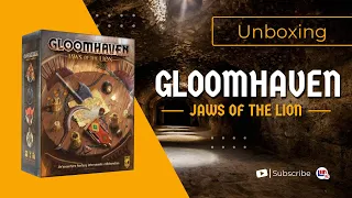 Unboxing Gloomhaven - Jaws of the Lion