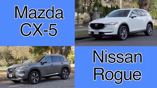 Nissan Rogue VS Mazda CX-5 comparison