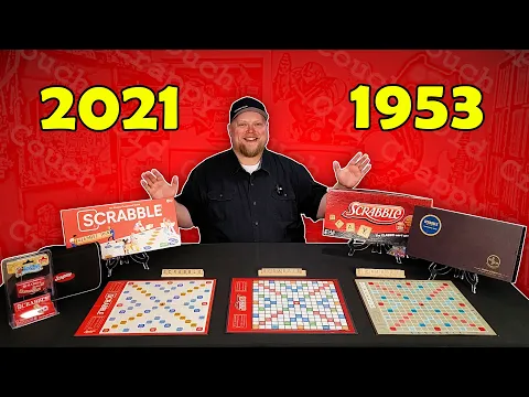 Which Scrabble Reigns Supreme? - 1953 Selright vs. 2021 Hasbro Edition Retro Board Game Review