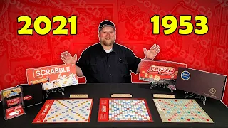 Which Scrabble Reigns Supreme? - 1953 Selright vs. 2021 Hasbro Edition Retro Board Game Review
