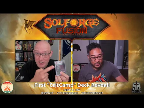 Solforge Fusion - First "CritCamp" Named Deck!