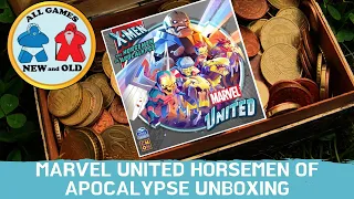 Marvel United X-Men The Horsemen of Apocalypse Unboxing