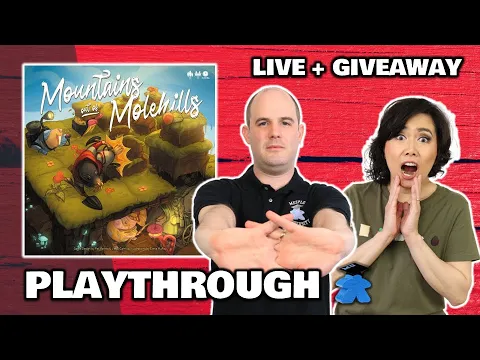 Mountains out of Molehills - LIVE Playthrough Board Game & Giveaway Worldwide