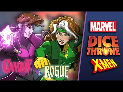 Marvel Dice Throne X-MEN - Rogue and Gambit!