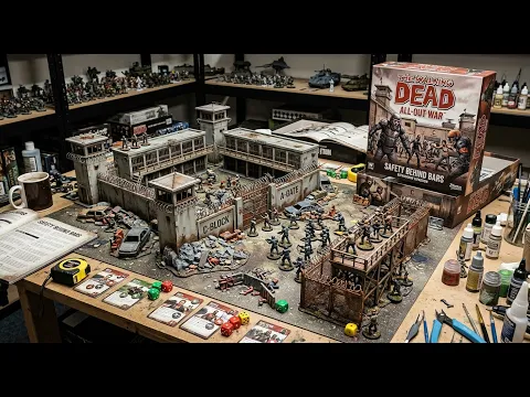 The Walking Dead Safety Behind Bars Expansion - Lets Unbox!