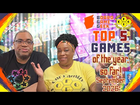 Top 5 for September 2026 - Top 5's w/ Our Family Plays Games