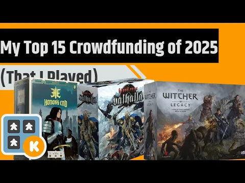 My Favorite 15 Crowdfunding Games From 2025