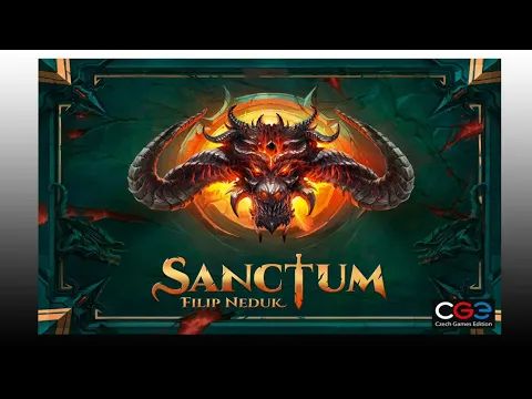 Sanctum Board Game Playthrough - Panik Games Showcase
