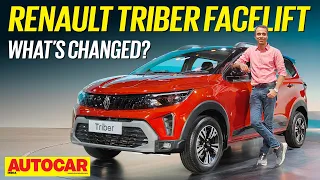 2025 Renault Triber facelift - All details on Renault's revamped 7-seater | Walkaround|Autocar India