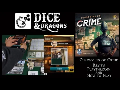 Dice and Dragons - Chronicles of Crime Review, Playthrough and How to Play