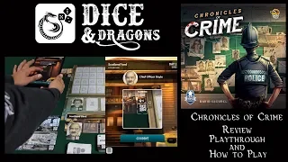 Dice and Dragons - Chronicles of Crime Review, Playthrough and How to Play