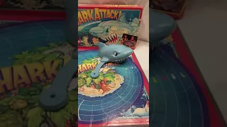 Vintage Milton Bradley shark attack board game