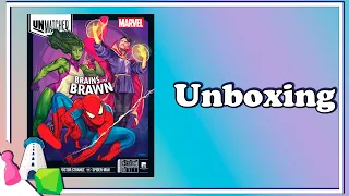🕷️Unboxing UnMatched Marvel: Brains and Brawn