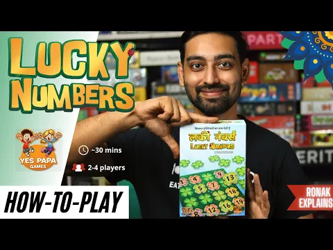 Lucky Numbers Board Game - Quick How to Play | Diwali Gifting Game | Yes Papa games //Chai & Games
