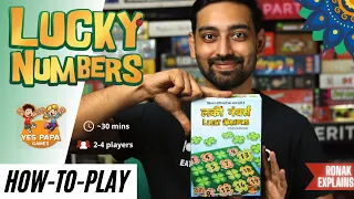Lucky Numbers Board Game - Quick How to Play | Diwali Gifting Game | Yes Papa games //Chai & Games