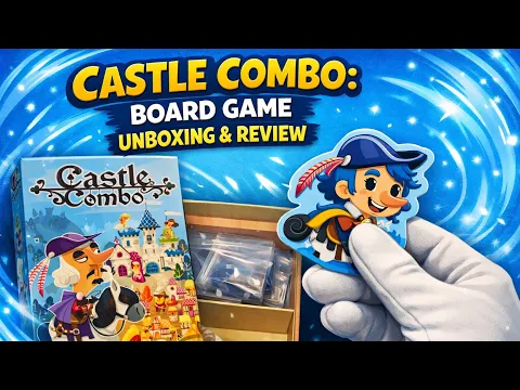 CASTLE COMBO board game unboxing @boardgameworld