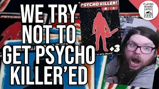 We play PSYCHO KILLER for the first time! (BOARD GAME GAMEPLAY)