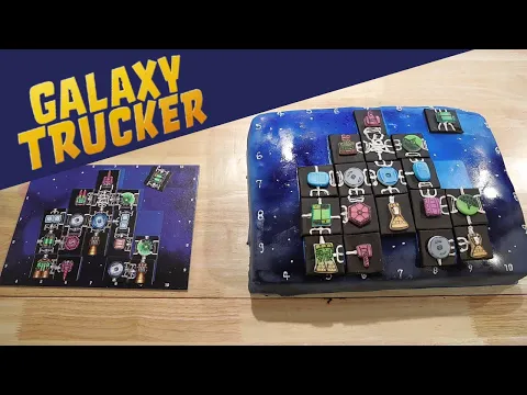 How to make a S'mores Galaxy Trucker Cake | Board Game Bakes