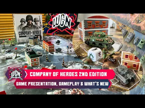 Company of Heroes 2nd Edition - Board Game presentation, gameplay & what's new (4K / 60 FPS)
