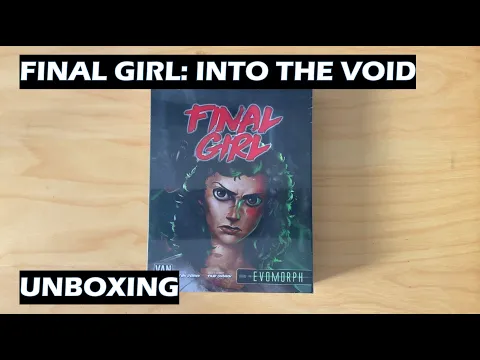 Unboxing Final Girl Into the Void Board Game