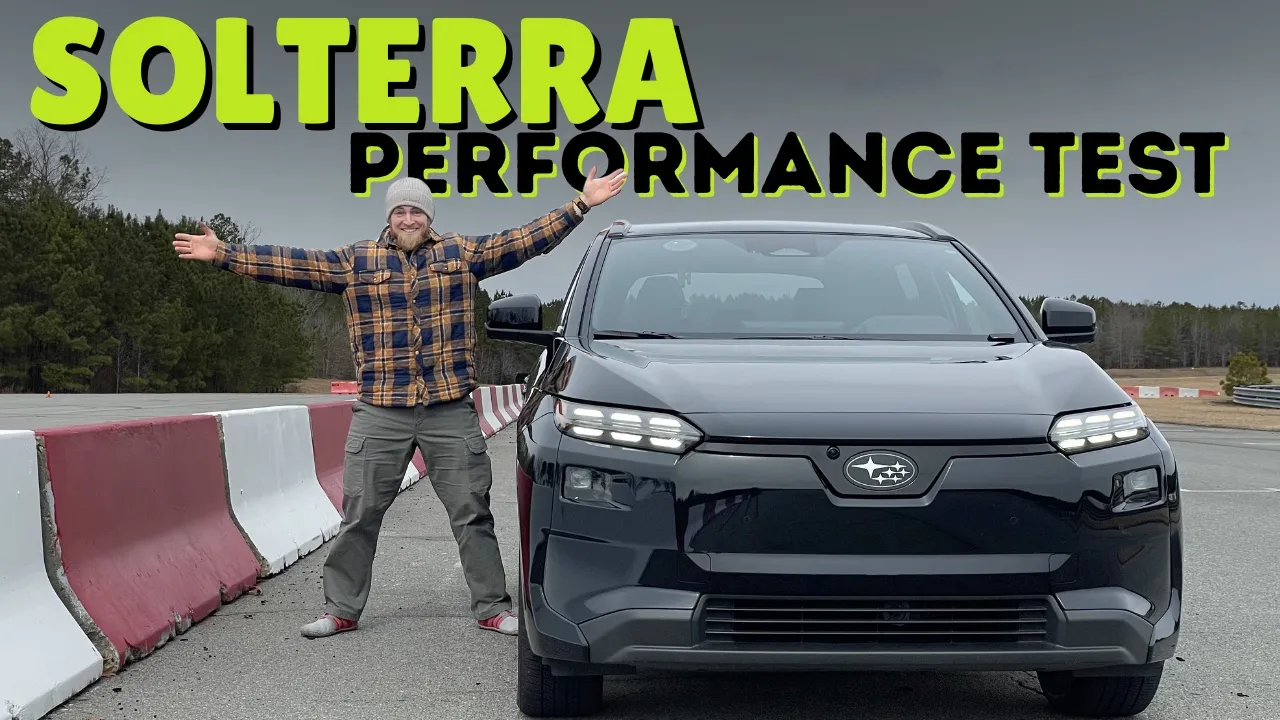 New 2026 Subaru Solterra Acceleration & Braking Performance Test! It's Actually Fast!