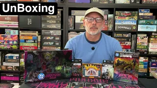 TDG: DC Comics Deck-Building Game: Arkham Asylum Kickstarter unboxing with Ray