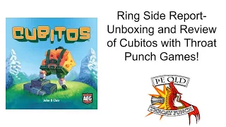 Ring Side Report- Board Game Review of Cubitos