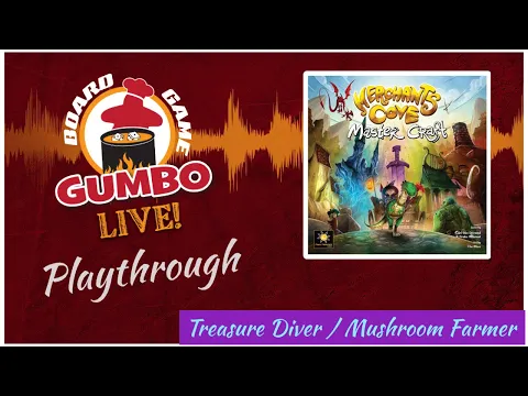Merchants Cove:The Treasure Diver v The Mushroom Farmer (Master Craft exp) -- playthrough (2p)
