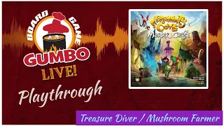 Merchants Cove:The Treasure Diver v The Mushroom Farmer (Master Craft exp) -- playthrough (2p)