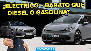 TOP ELÉCTRICOS MÁS BARATOS QUE EL DIÉSEL O GASOLINA EQUIVALENTE