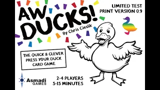 Aw, Ducks! Board Game Tutorial for Beginners
