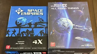 Space Empires 4X: All Goods Things (GMT) - Unbox and First Look at Last Expansion