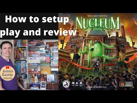 Nucleum #howtoplay #review #boardgame #tabletop AmassGames #games #bgg #cute #dice #board