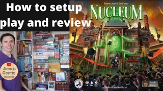 Nucleum #howtoplay #review #boardgame #tabletop AmassGames #games #bgg #cute #dice #board